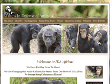 Tablet Screenshot of ida-africa.org